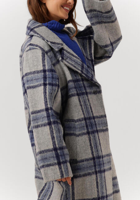 MODSTRÖM Manteau SALLIE CHECK COATR Gris clair - large