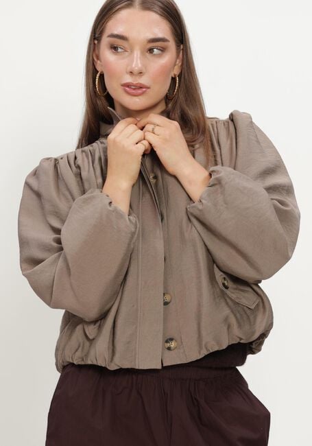 Y.A.S. Jack YASFELINE LS JACKET en taupe - large