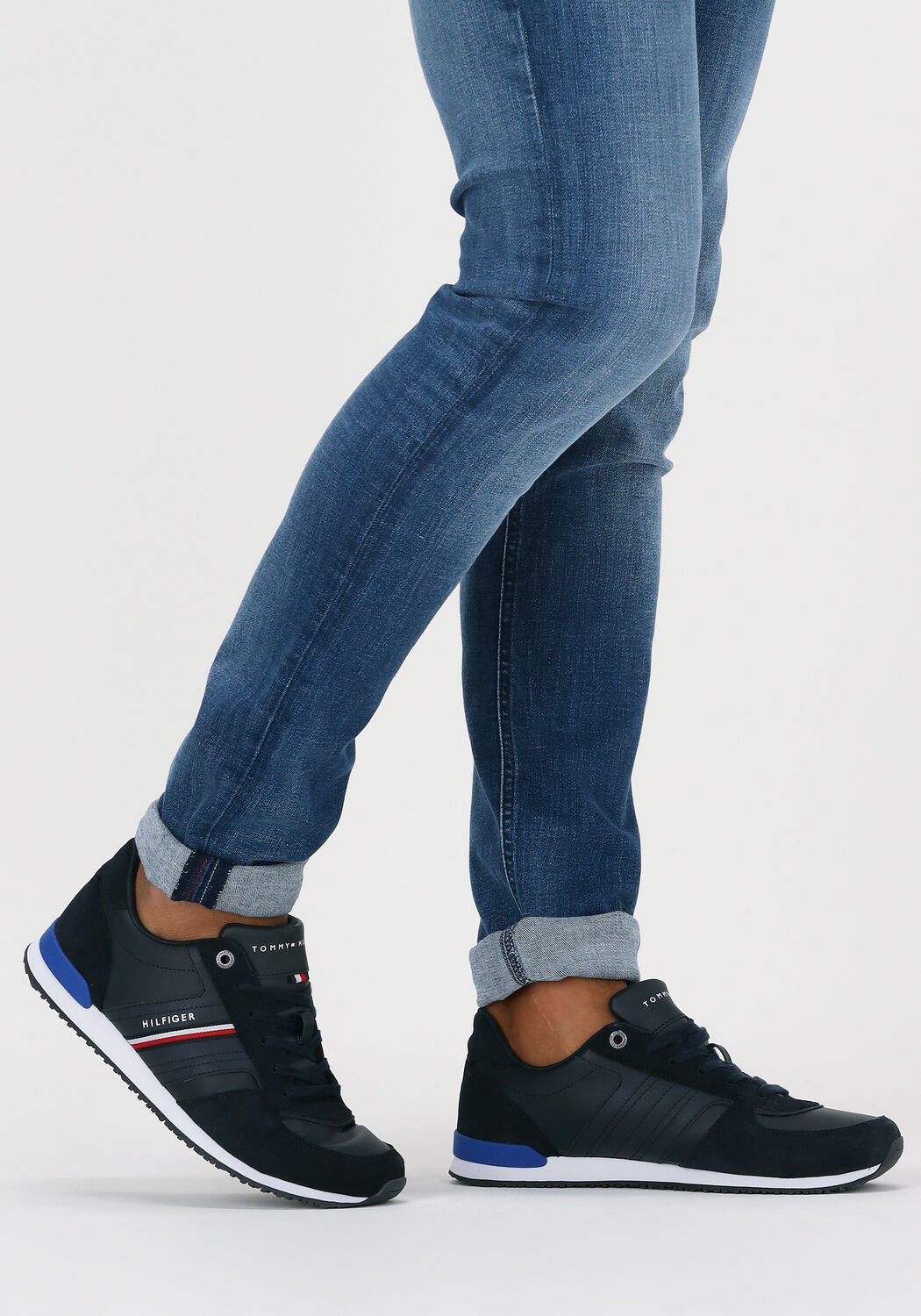 Blauwe tommy hilfiger sneakers online