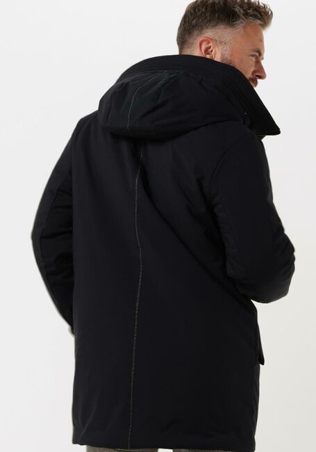 Zwarte KRAKATAU Gewatteerde jas QM378 - large