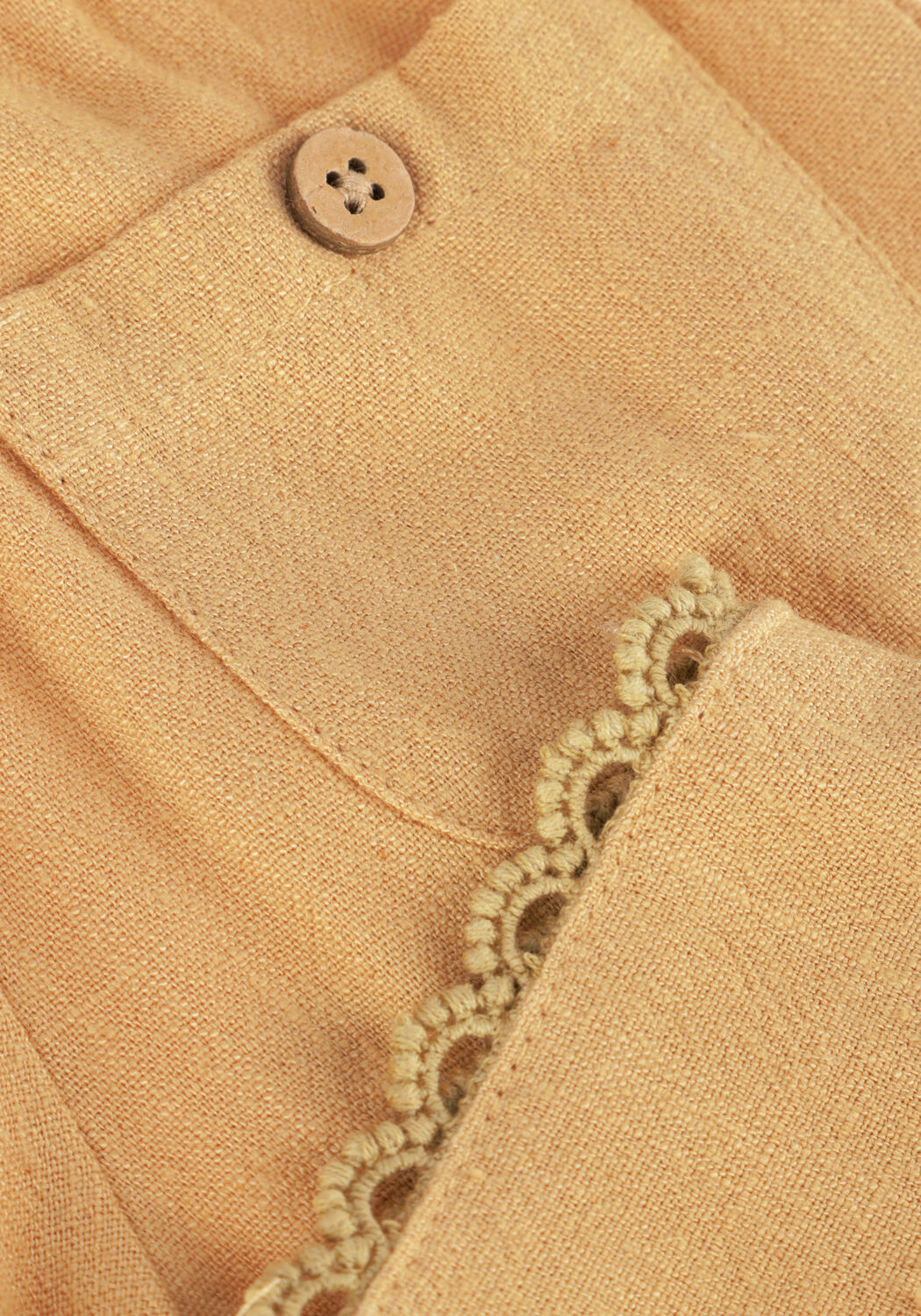 LIL' ATELIER NBFDAMLA LOOSE PANT LIL Pantalons en jaune - large