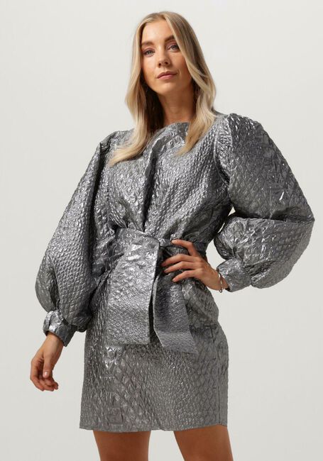 Zilveren NOTRE-V Mini jurk NV-BRIGIT MINI DRESS - large