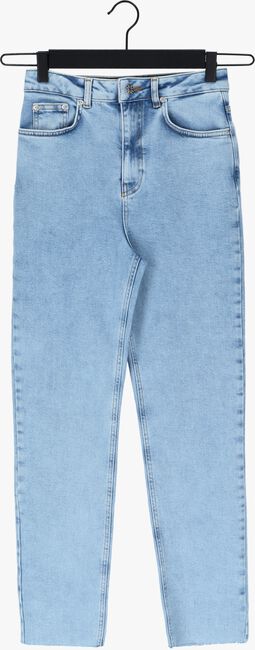 RIANNE MEIJER x NA-KD Straight leg jeans HIGH WAIST RAW EDGE DENIM Bleu clair - large