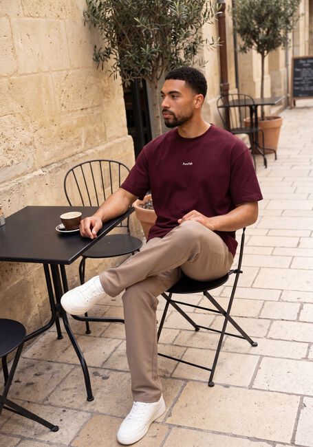 PURE PATH T-shirt TREE OF LIFE Bordeaux - large