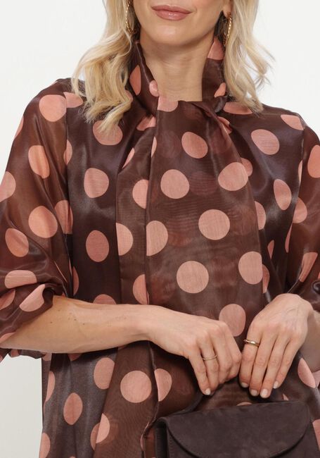 ANA ALCAZAR Mini robe 042234.3919 en marron - large