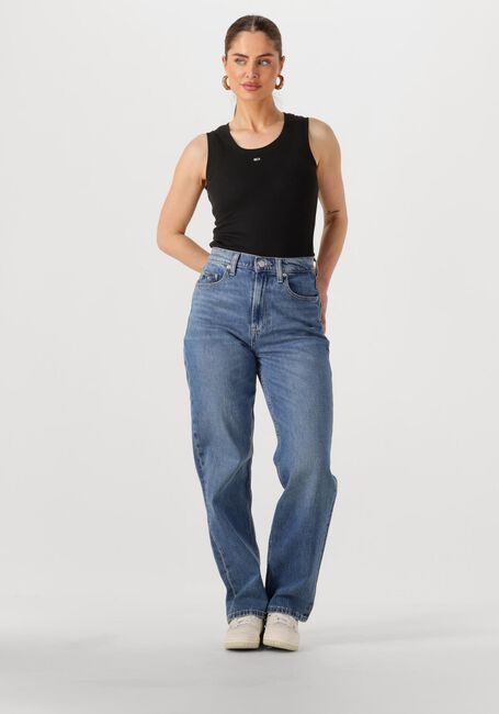 Zwarte TOMMY JEANS Top TJW ESSENTIAL RIB TANK EXT - large