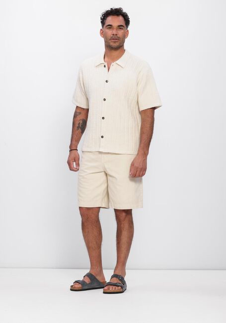 RESTER&Ouml;DS Chemise d&eacute;contract&eacute; GEORGE SS SHIRT Cr&egrave;me - large
