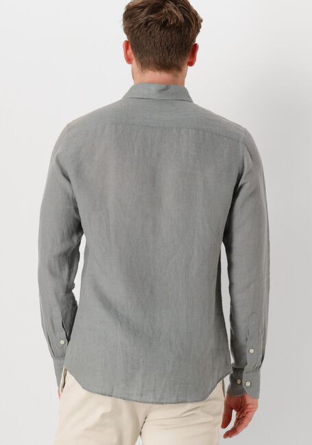 Groene PROFUOMO Klassiek overhemd SHIRT X-CUTAWAY LINEN - large