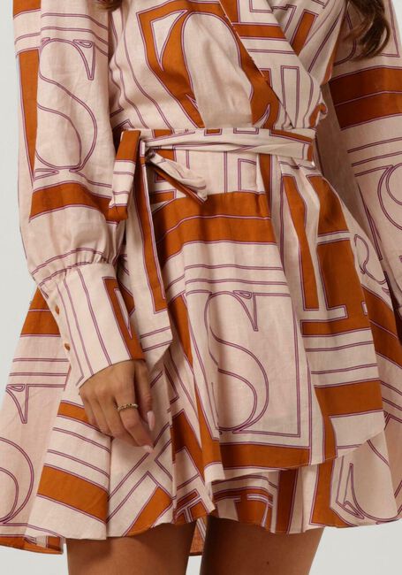 JOSH V Mini robe MELODY en cognac - large