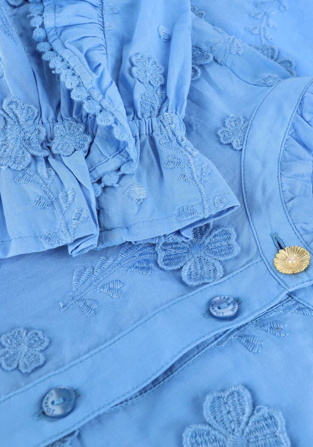 FABIENNE CHAPOT JOSEFIN LEO BLOUSE Blouses en bleu - large