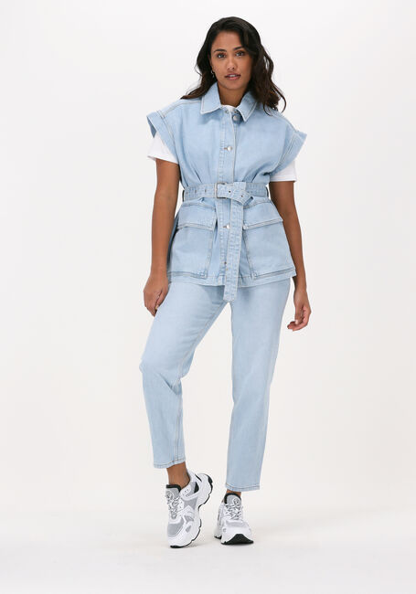 SELECTED WOMEN Mom jeans RITA HW MOM LIGHT BLUE JEANS Bleu clair - large