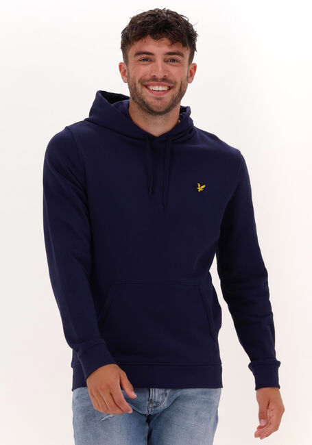 LYLE & SCOTT Chandail PULLOVER HOODIE Bleu foncé - large