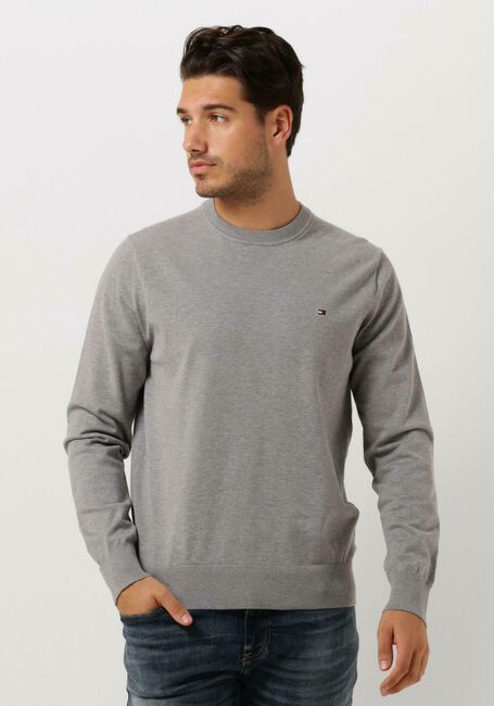 TOMMY HILFIGER Pull 1985 CREW NECK SWEATER en gris - large