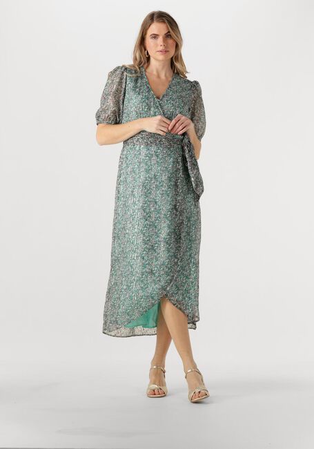 FREEBIRD Robe midi BLOSSOM SS FLOWER en vert - large