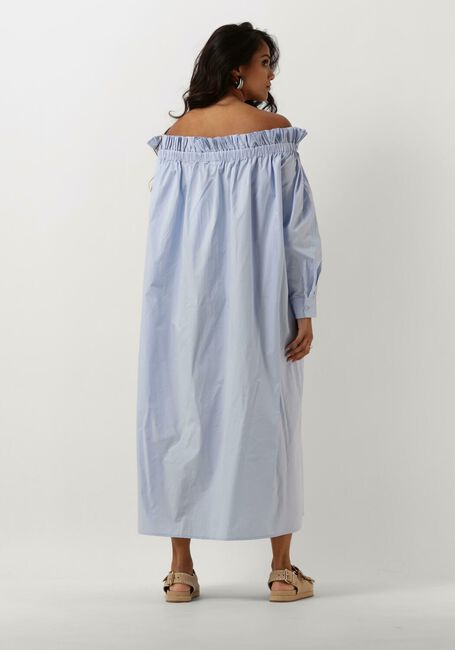 Lichtblauwe COPENHAGEN MUSE Midi jurk CMSHIRLEY-DRESS - large