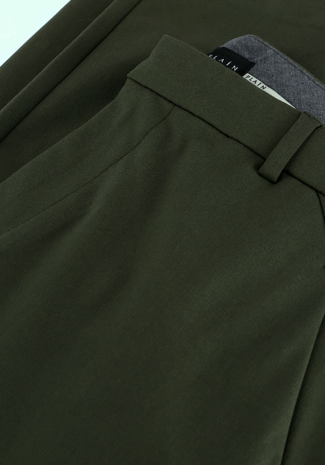 PLAIN Pantalon JOSH 315 Vert fonc&eacute; - large