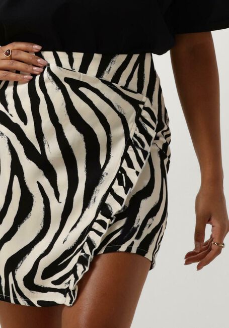 REFINED DEPARTMENT Mini-jupe ZEBRA en noir - large