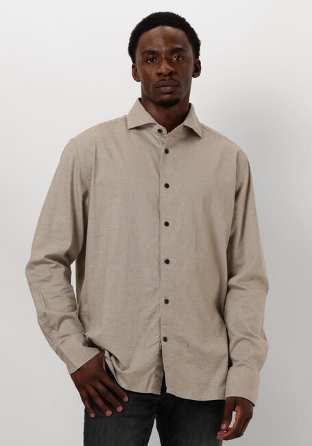 DSTREZZED Chemise décontracté OLAV SHIRT en taupe - large