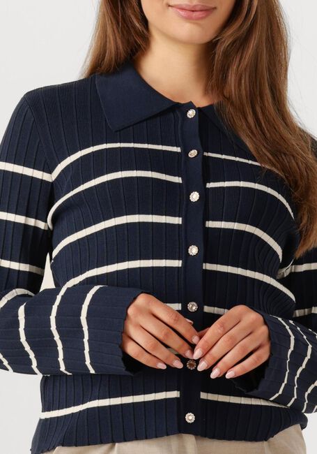 Donkerblauwe Y.A.S. Vest YASLIMANA LS KNIT CARDIGAN S. - large