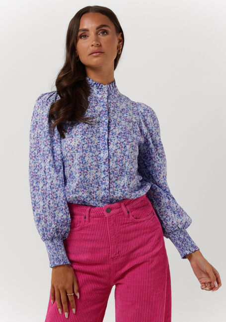 CO'COUTURE DONDA PETRA SHIRT Blouses en bleu - large