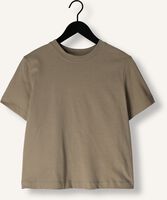 Khaki SELECTED WOMEN T-shirt SLFESSENTIAL SS BOXY TEE Khaki SELECTED WOMEN T-shirt SLFESSENTIAL SS BOXY TEE - medium