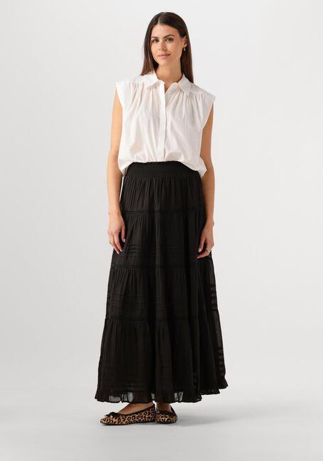 NEO NOIR Jupe maxi FELICIA S VOILET SKIRT en noir - large