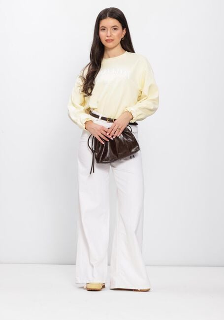 CALVIN KLEIN Pull LOGO GRAPHIC CREWNECK SWEATSHIRT en jaune - large