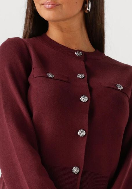 Y.A.S. Gilet YASPIMI LS KNIT CARDIGAN S. Bordeaux - large