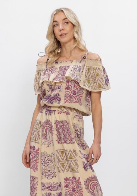 ANTIK BATIK Haut JANE TOP en jaune - large