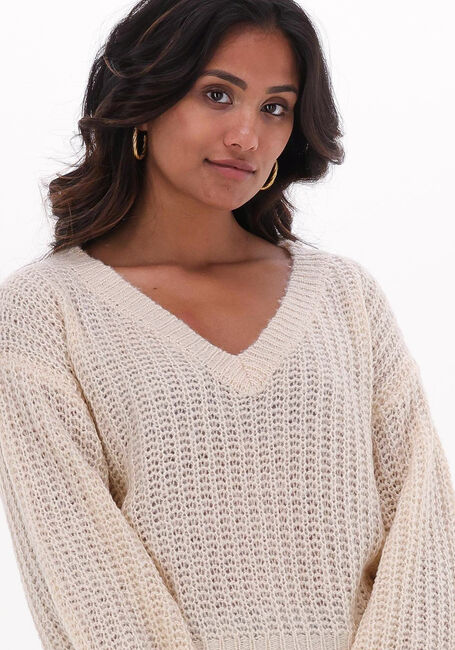 YDENCE Pull KNITTED SWEATER BERYL Écru - large