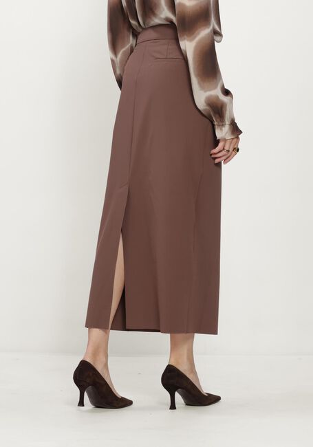 JAPAN TKY Jupe maxi SEISHI en marron - large