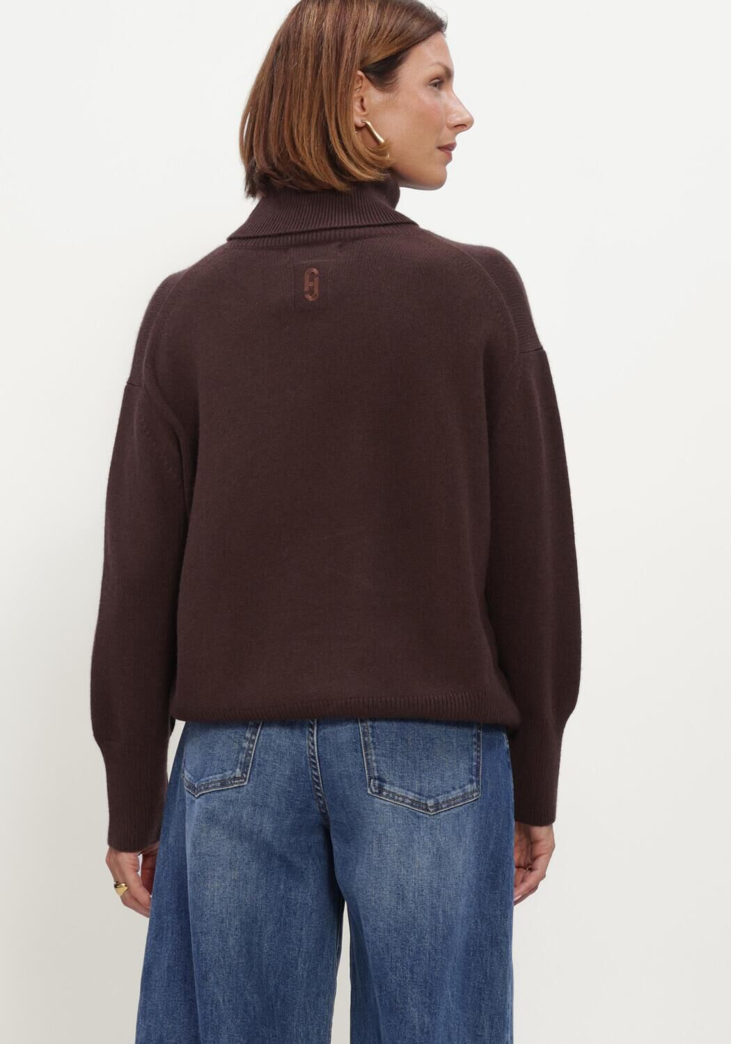 JANICE Pull BENNET en marron - large