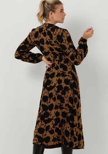 MODSTRÖM Robe midi ALLISON PRINT DRESS en marron - large