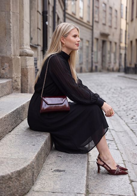 Y.A.S. Robe maxi YASOLERA LS MIDI DRESS S. en noir - large