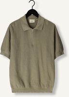 Groene FORÉT Polo MOMENT HALF ZIP KNIT Groene FORÉT Polo MOMENT HALF ZIP KNIT - medium