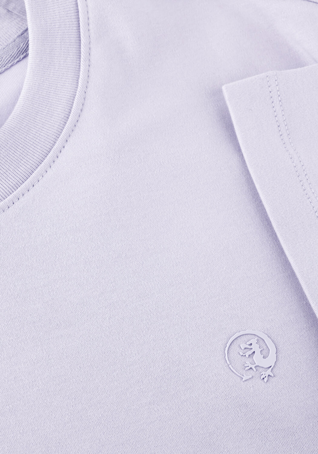 CAST IRON T-shirt REGULAR FIT INTERLOCK Lilas - large