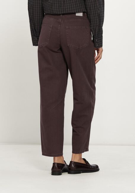 OBJECT Barrel jeans OBJMIU ZOE MW BARREL ANK TWILL JEANS DIV en marron - large