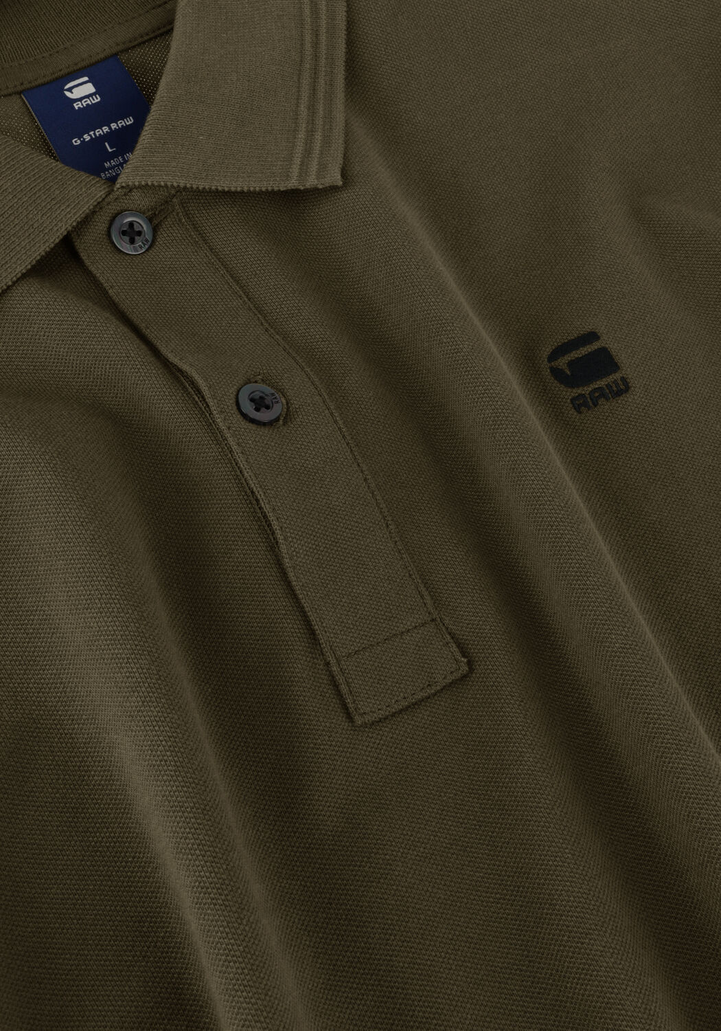 Groene G-STAR RAW Polo DUNDA SLIM POLO S/S - large