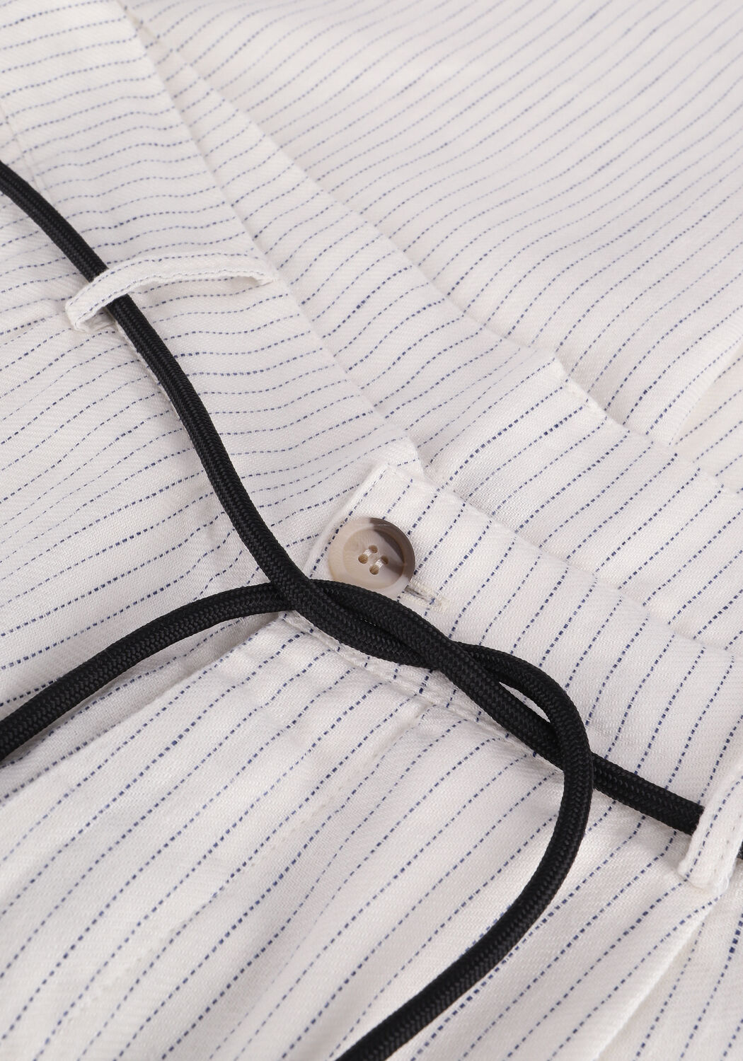 10DAYS Pantalon STRIPED PANTS Cr&egrave;me - large