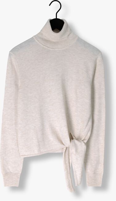ANOTHER LABEL Col roulé MILEY KNITTED PULL L/S en beige - large