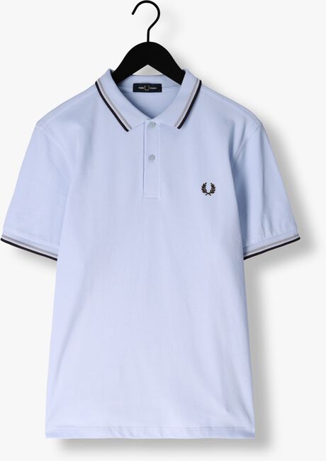 FRED PERRY Polo THE TWIN TIPPED FRED PERRY SHIRT Bleu clair - large