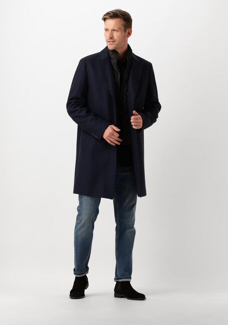 HUGO Manteau MILOGAN2441 Bleu foncé - large