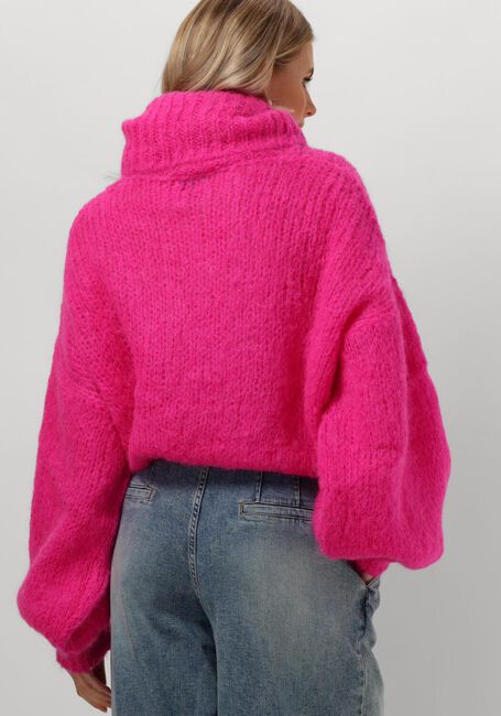 AMERICAN DREAMS Col roulé PEPPER ROLL NECK CROPPED en rose - large
