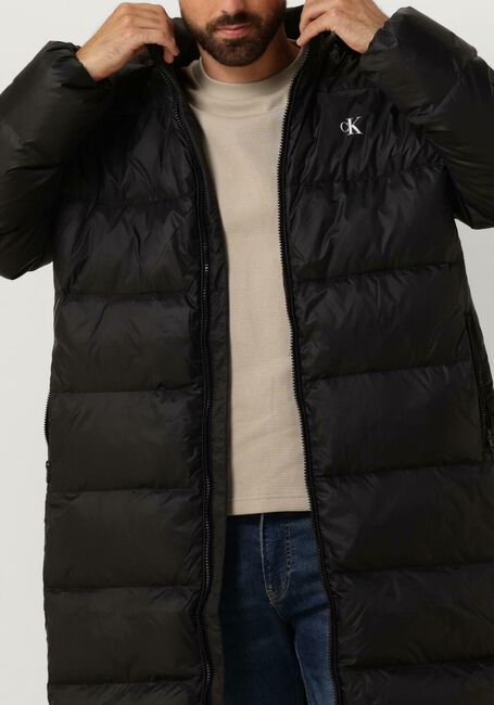 Zwarte CALVIN KLEIN Gewatteerde jas ESSENTIALS DOWN LONG PARKA - large