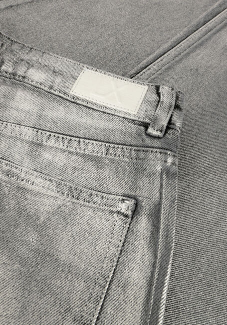 Zilveren ALIX THE LABEL Skinny jeans LADIES WOVEN SILVER DENIM PANTS Zilveren ALIX THE LABEL Skinny jeans LADIES WOVEN SILVER DENIM PANTS - large