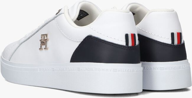 Witte TOMMY HILFIGER Lage sneakers TH COURT - large