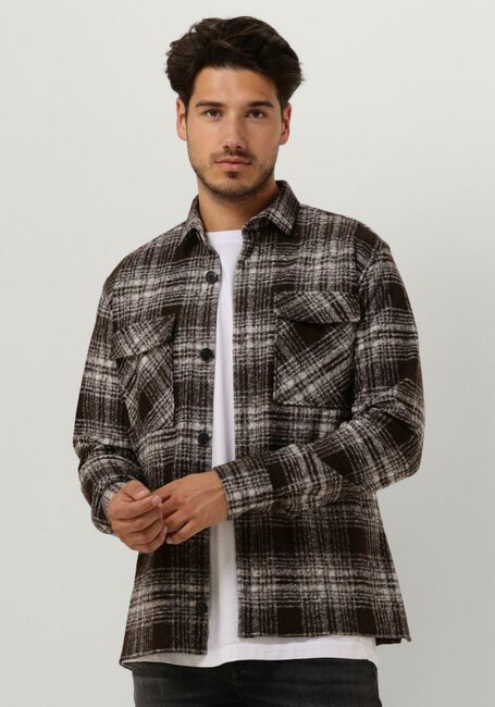 GENTILUOMO Surchemise S8260-982 en marron - large