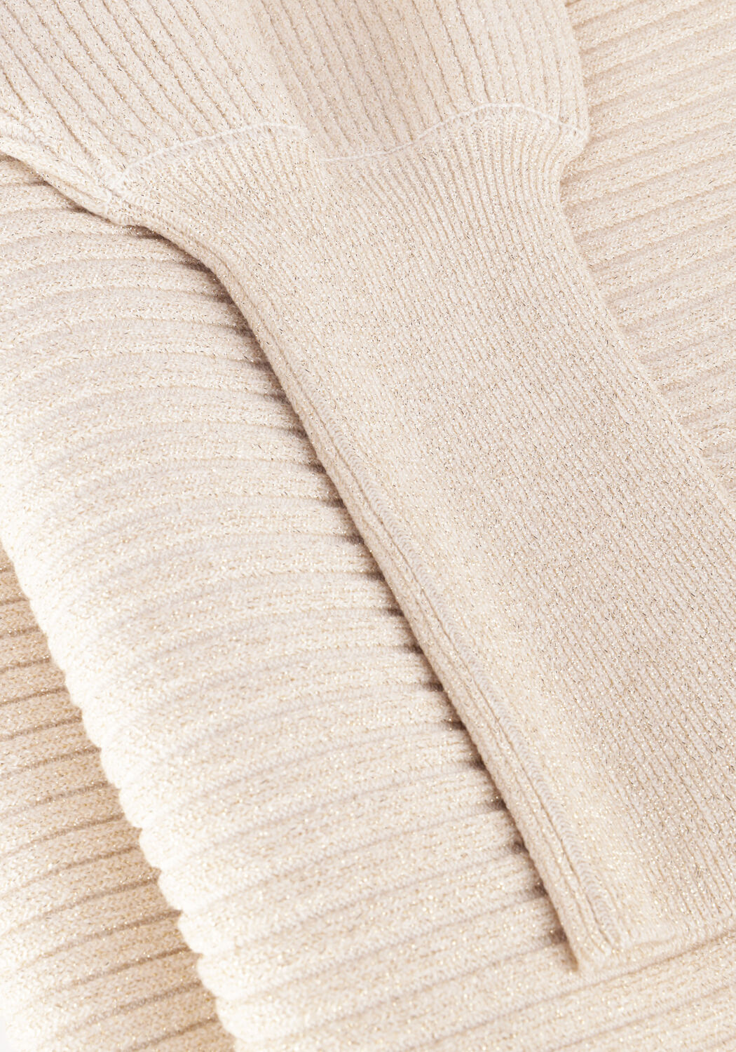 NUKUS Pull MULLBERRY PULLOVER LUREX en beige - large