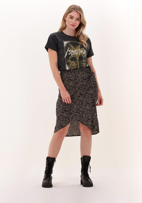 COLOURFUL REBEL T-shirt ISLAND TOUR BOXY TEE en gris - large