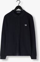 Donkerblauwe FRED PERRY Polo LS PLAIN FRED PERRY SHIRT